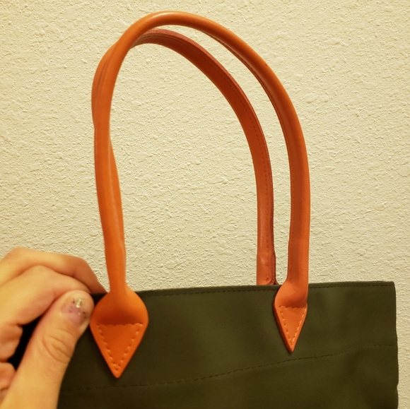 Fatta Fabbrica Italiana Foldable Olive  Handbag - Picture 8 of 10